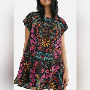 SOLD OUT Free People Strawberry Fields Floral Multicolor Mini Dress
